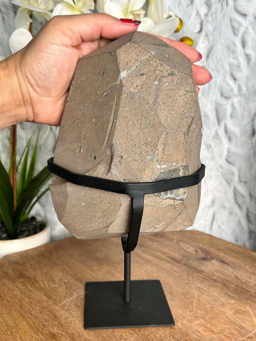 Uruguayan Amethyst on Stone Matrix