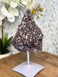 Rare Amethyst Cluster with Cristobalite