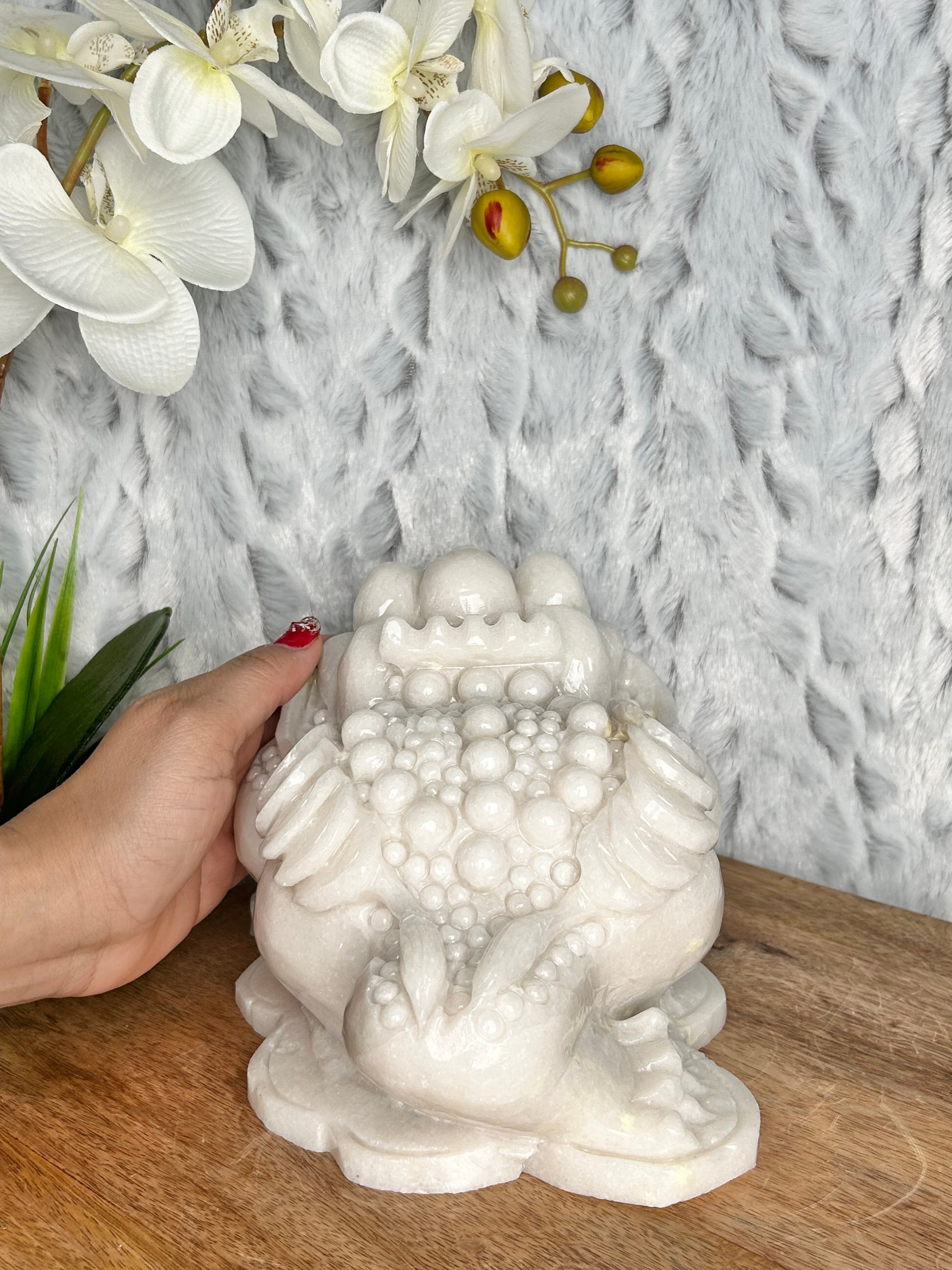 Large Jadeite Money Toad