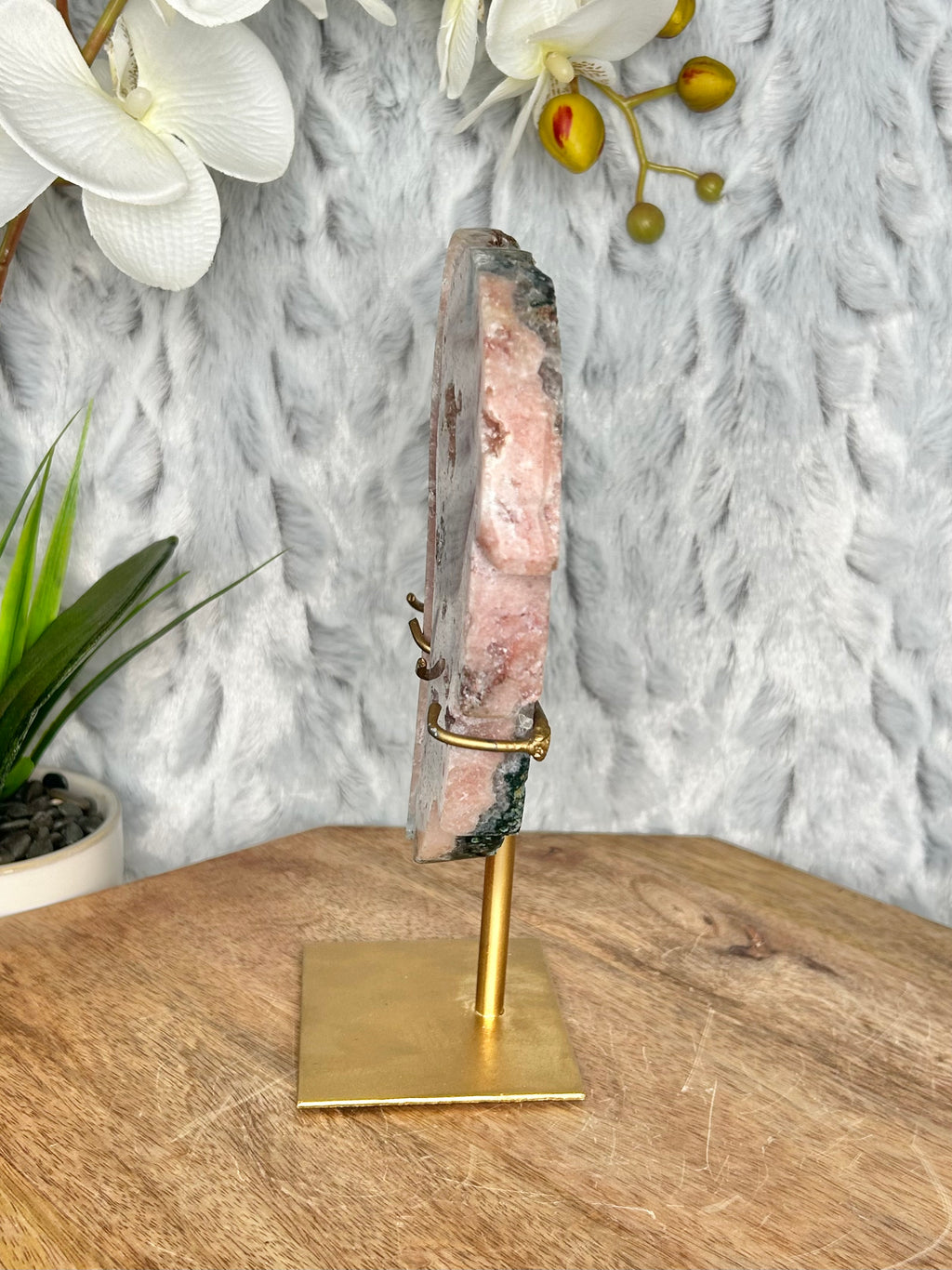 Pink Amethyst Angel Wings