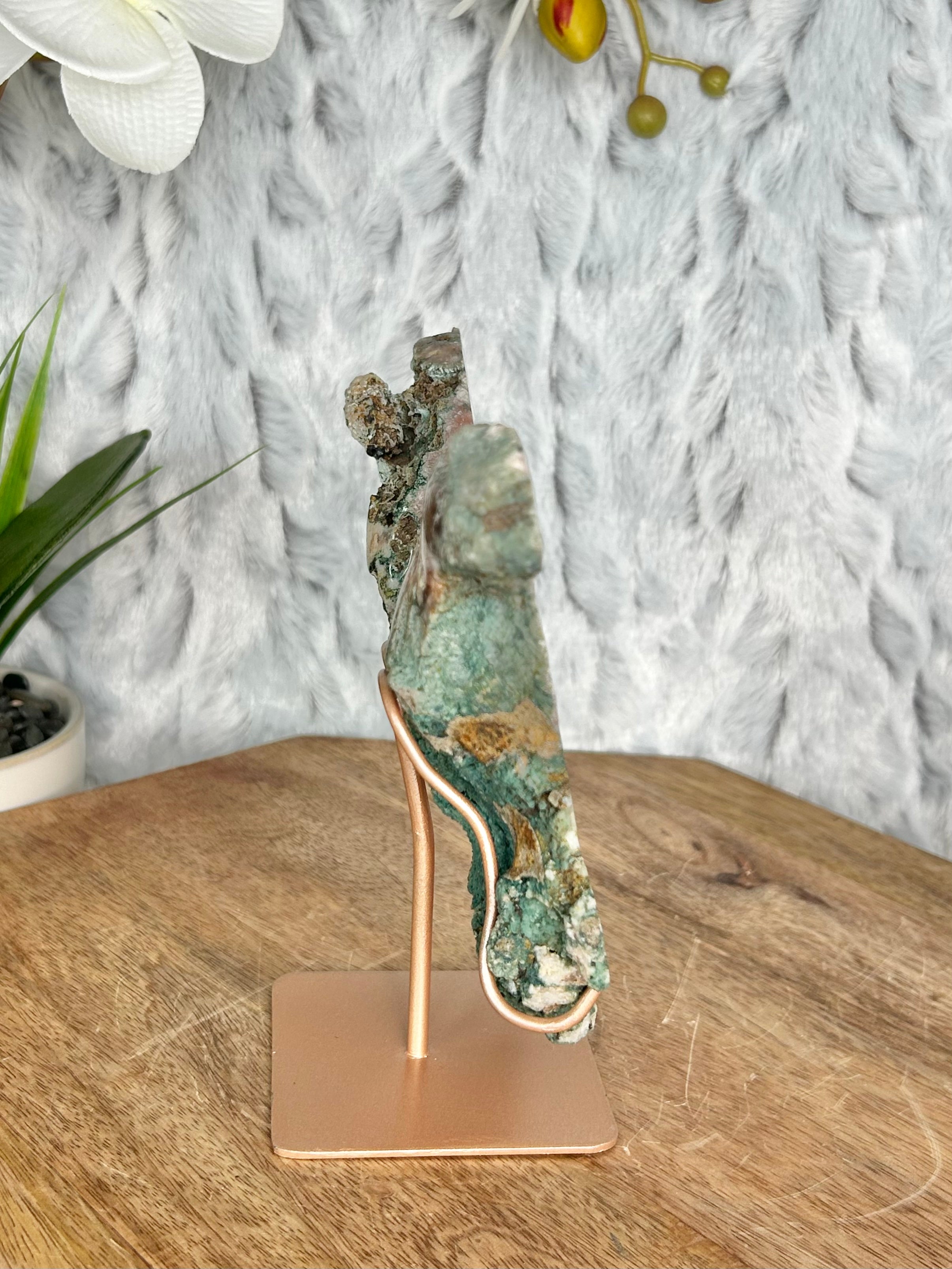 Pink Amethyst Geode Butterfly Wings