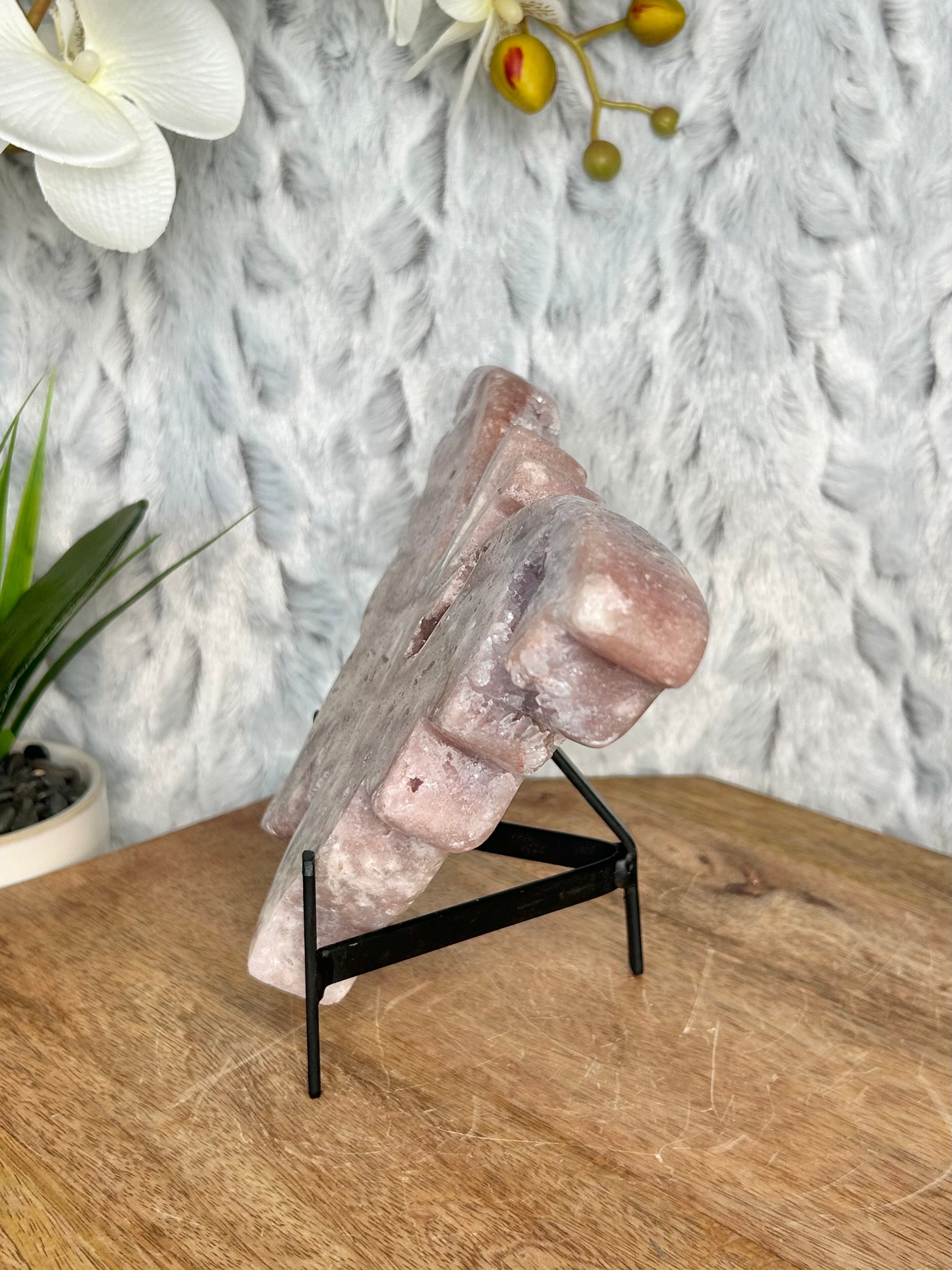 Large Pink Amethyst Butterfly