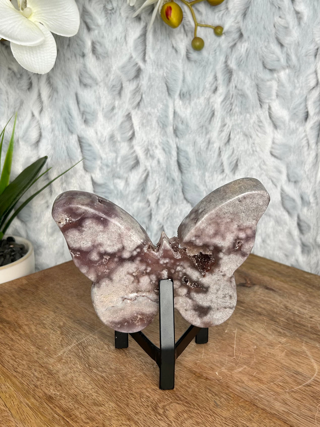 Pink Amethyst Butterfly
