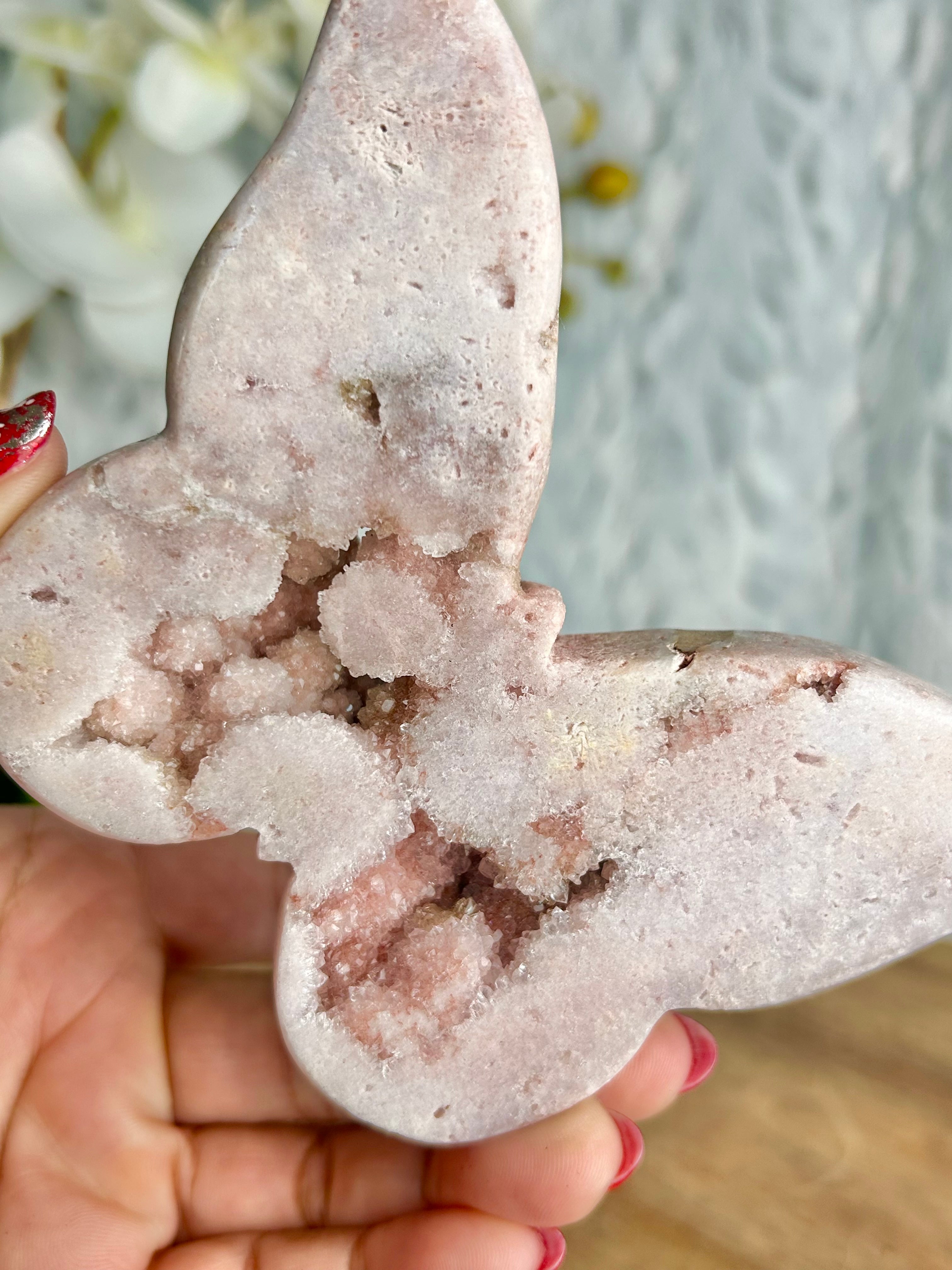 Pink Amethyst Butterfly