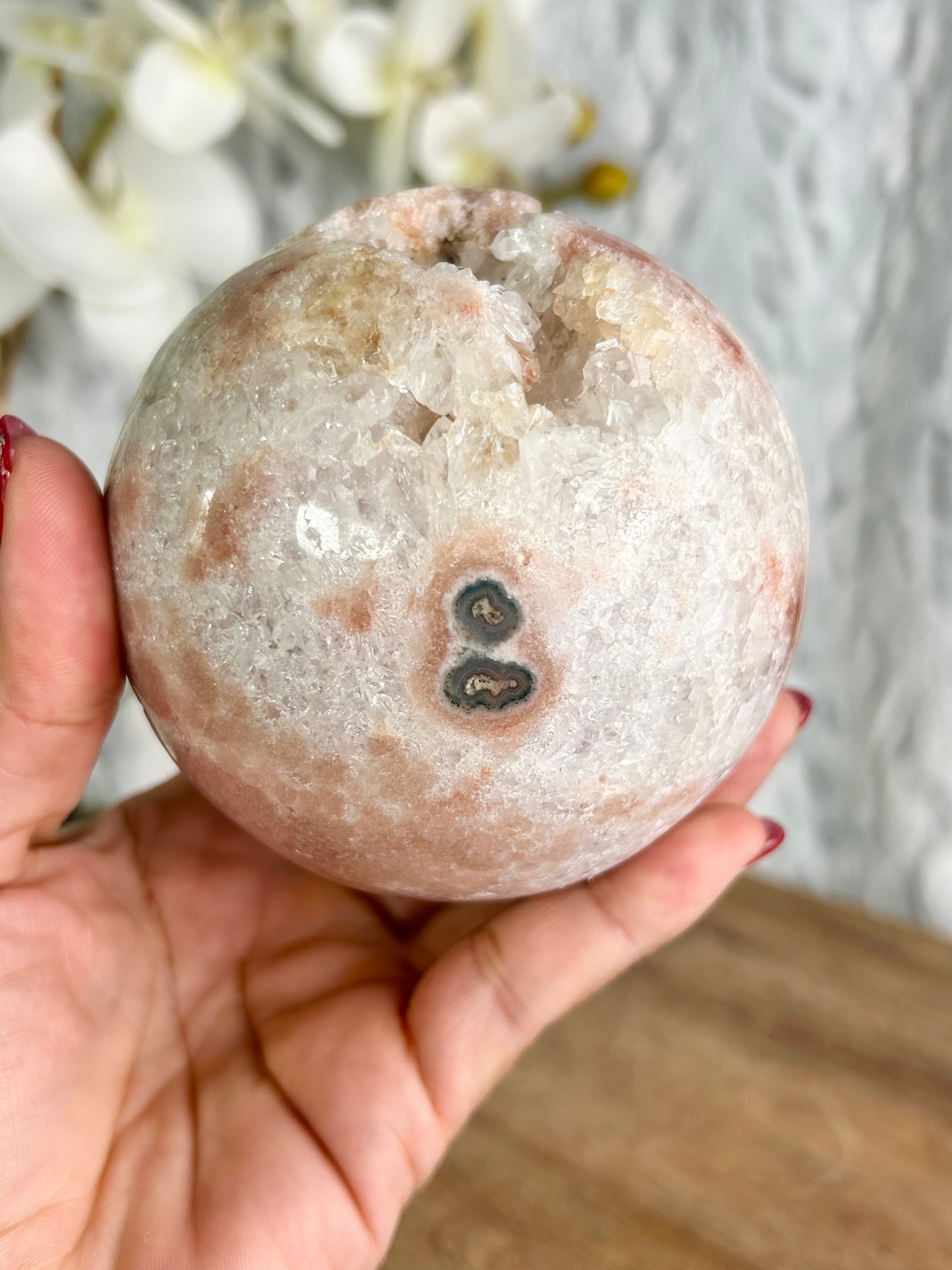 Pink Amethyst Sphere