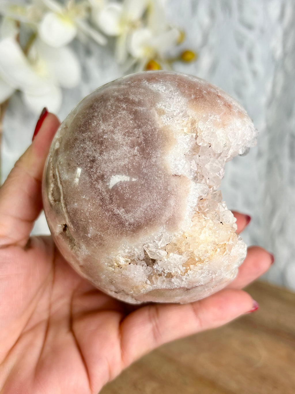 Pink Amethyst Sphere