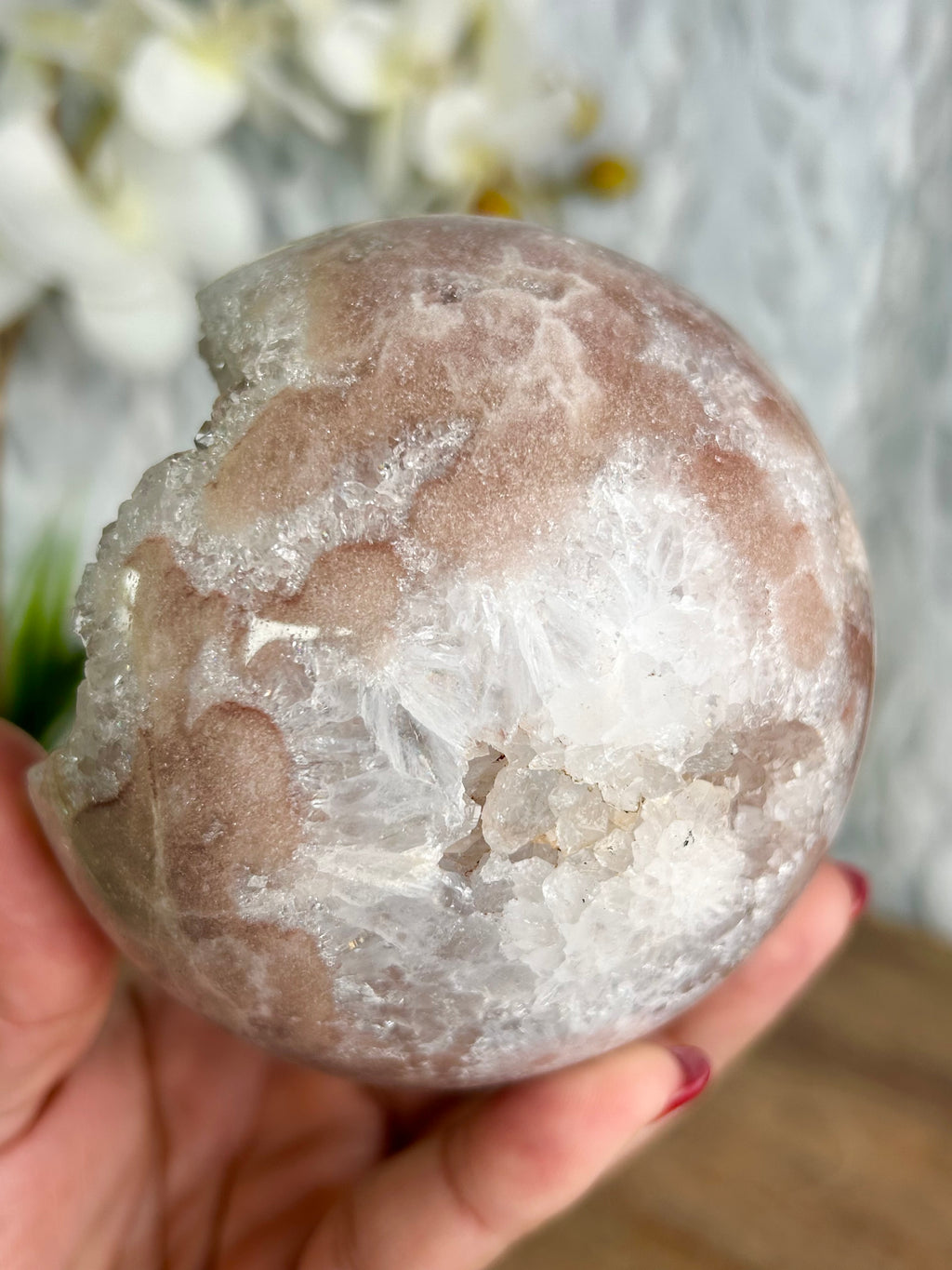 Pink Amethyst Sphere