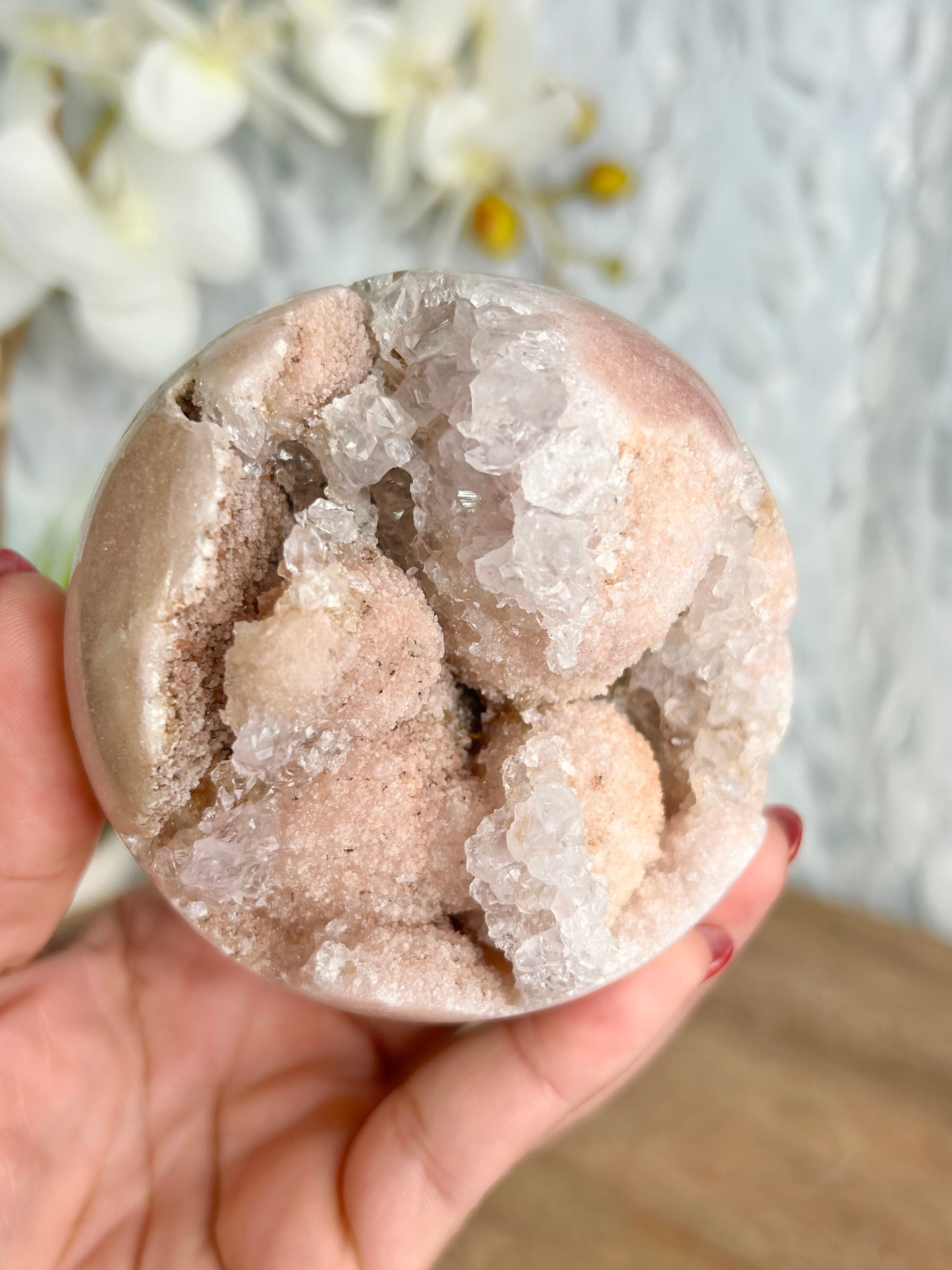 Pink Amethyst Sphere