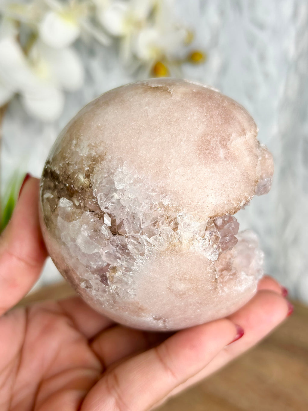 Pink Amethyst Sphere