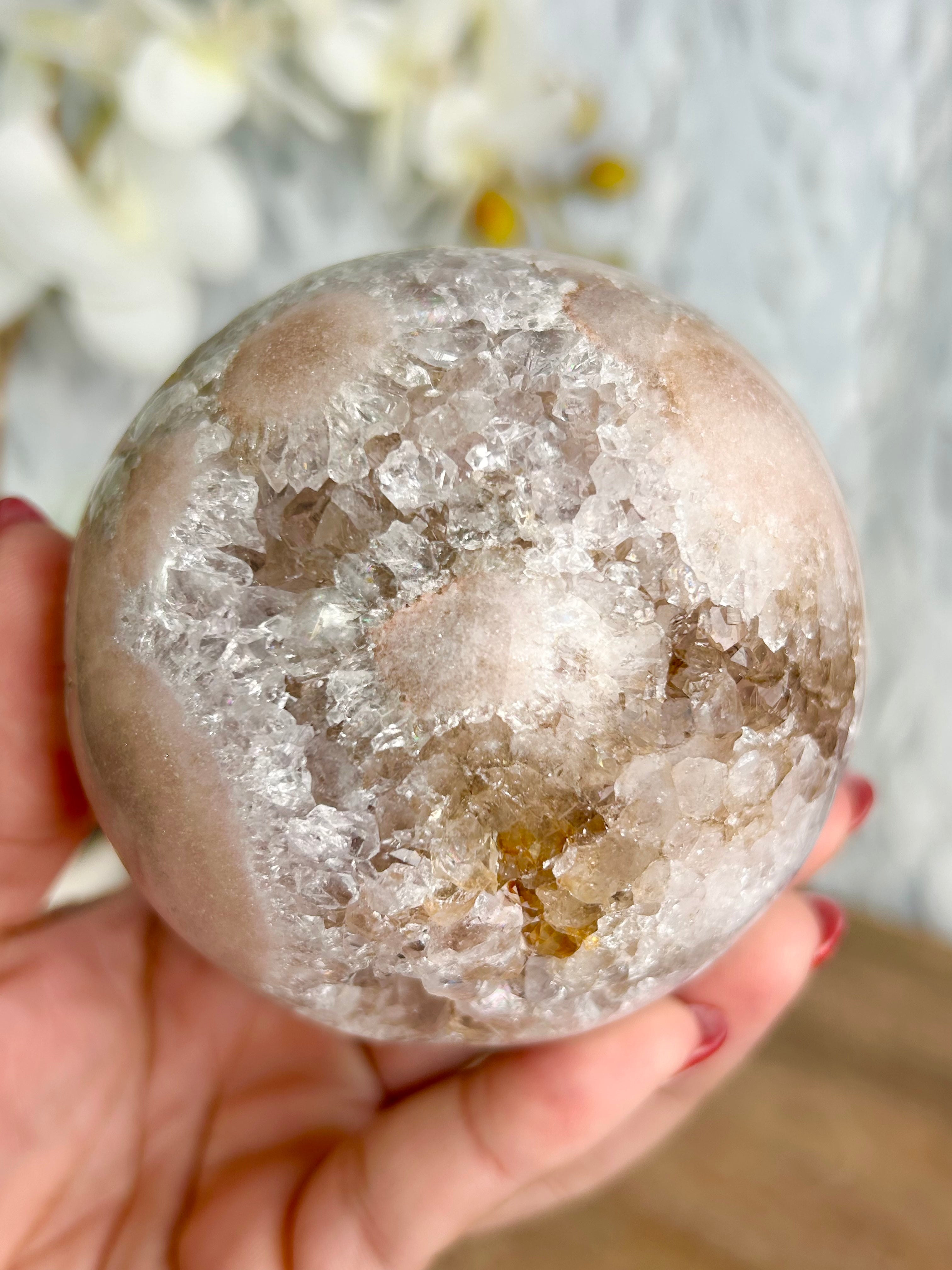 Pink Amethyst Sphere