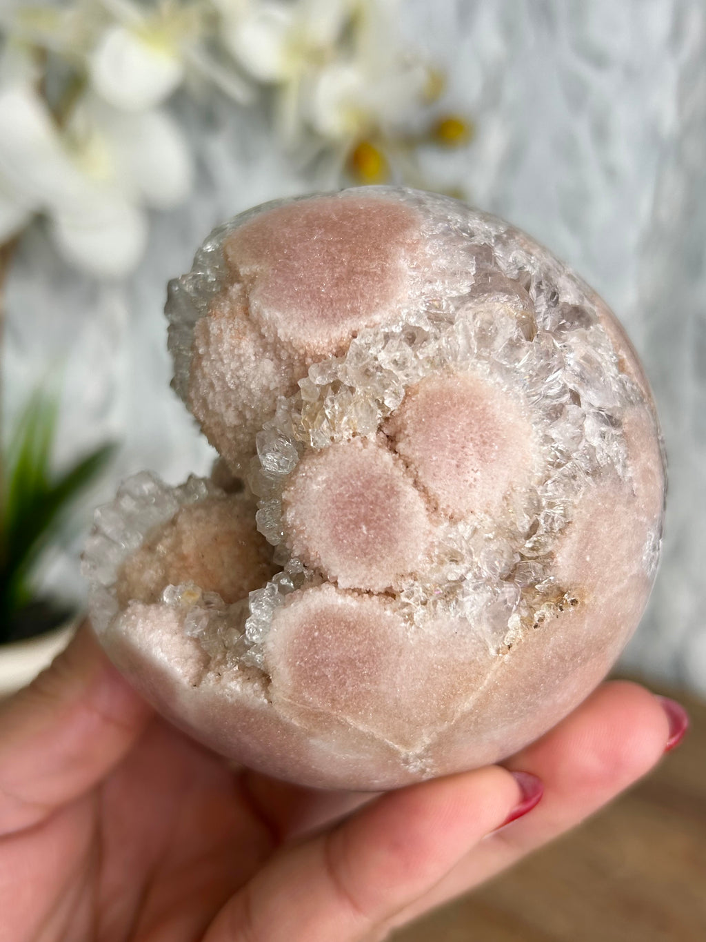 Pink Amethyst Sphere
