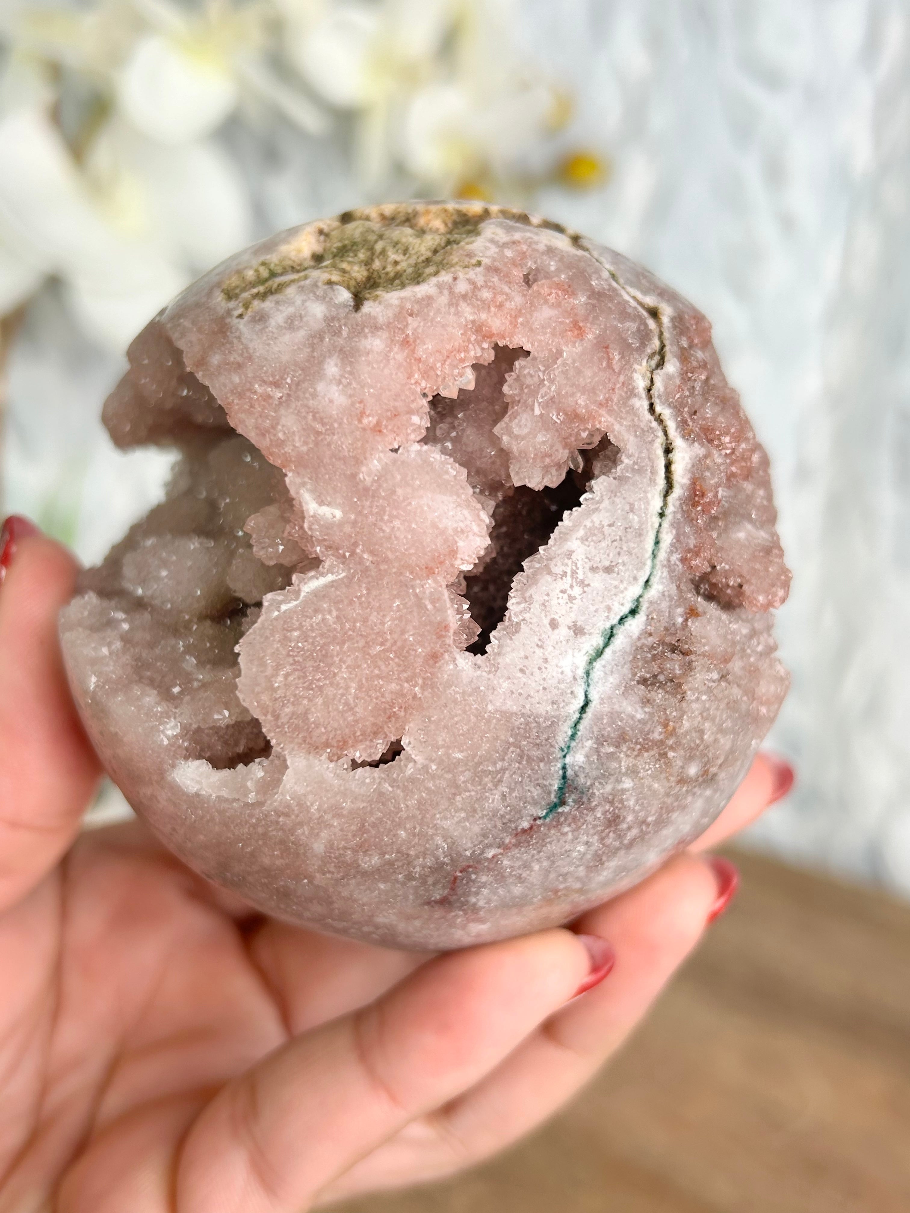 Pink Amethyst Sphere