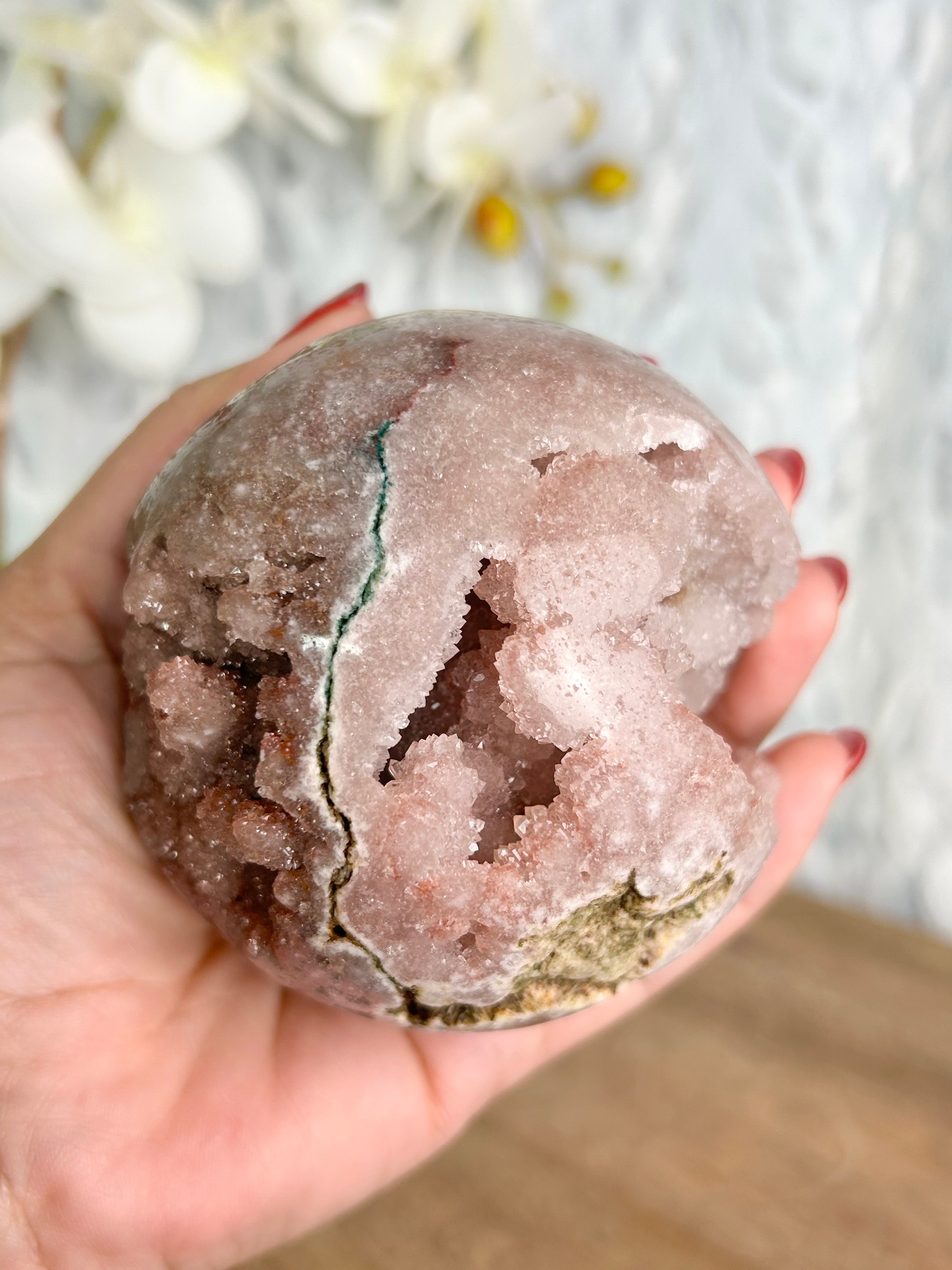 Pink Amethyst Sphere