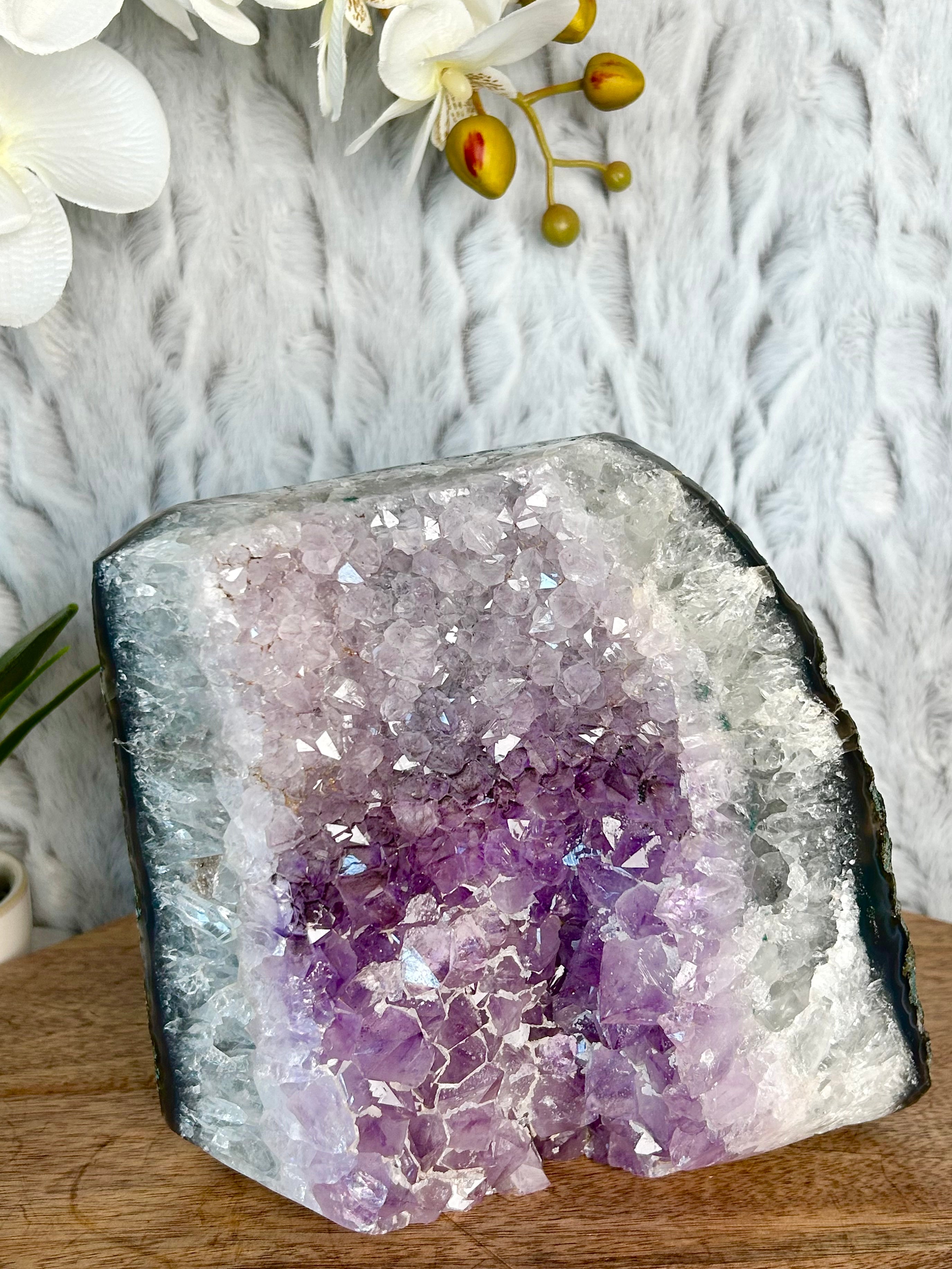 Large Ombre Amethyst Freeform