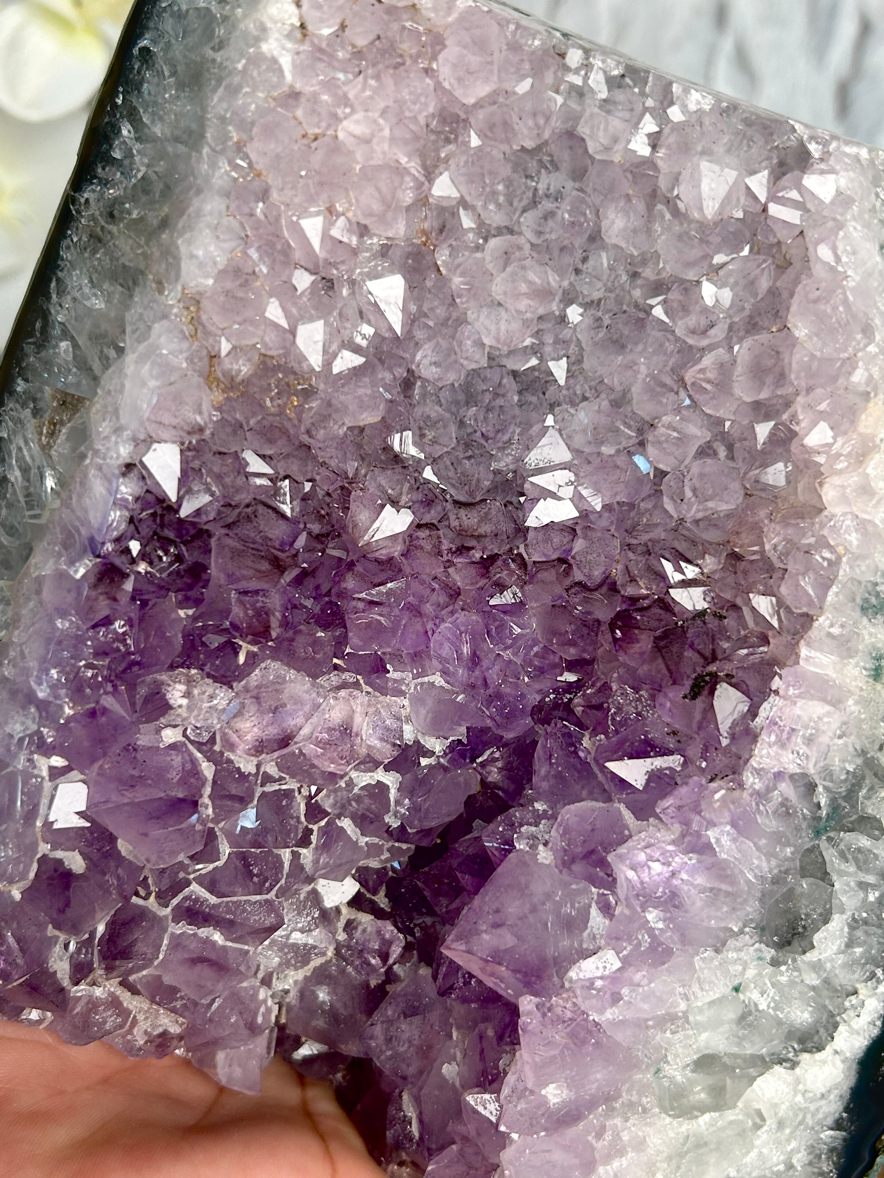 Large Ombre Amethyst Freeform