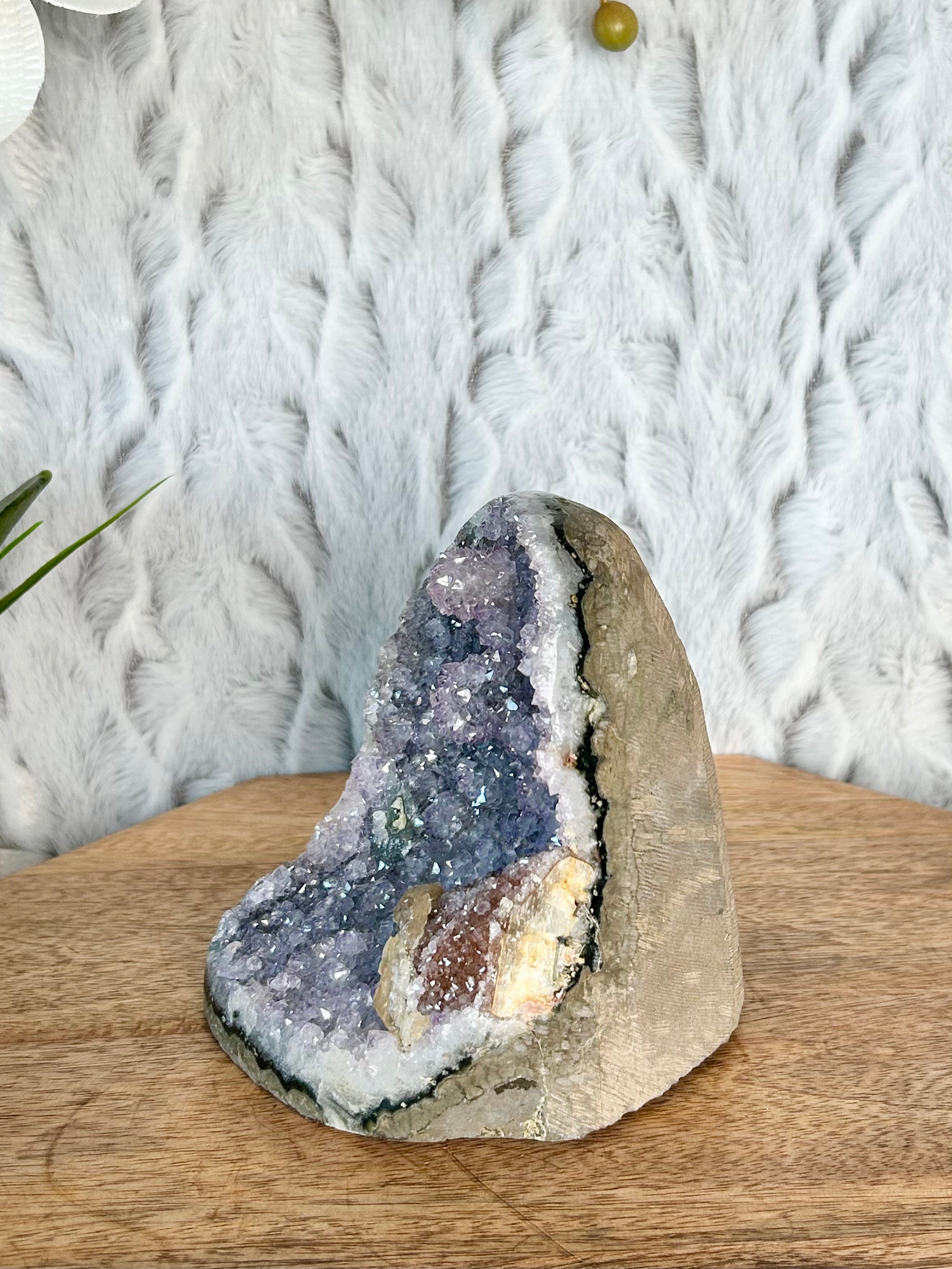 Uruguayan Rainbow Amethyst Cut Base