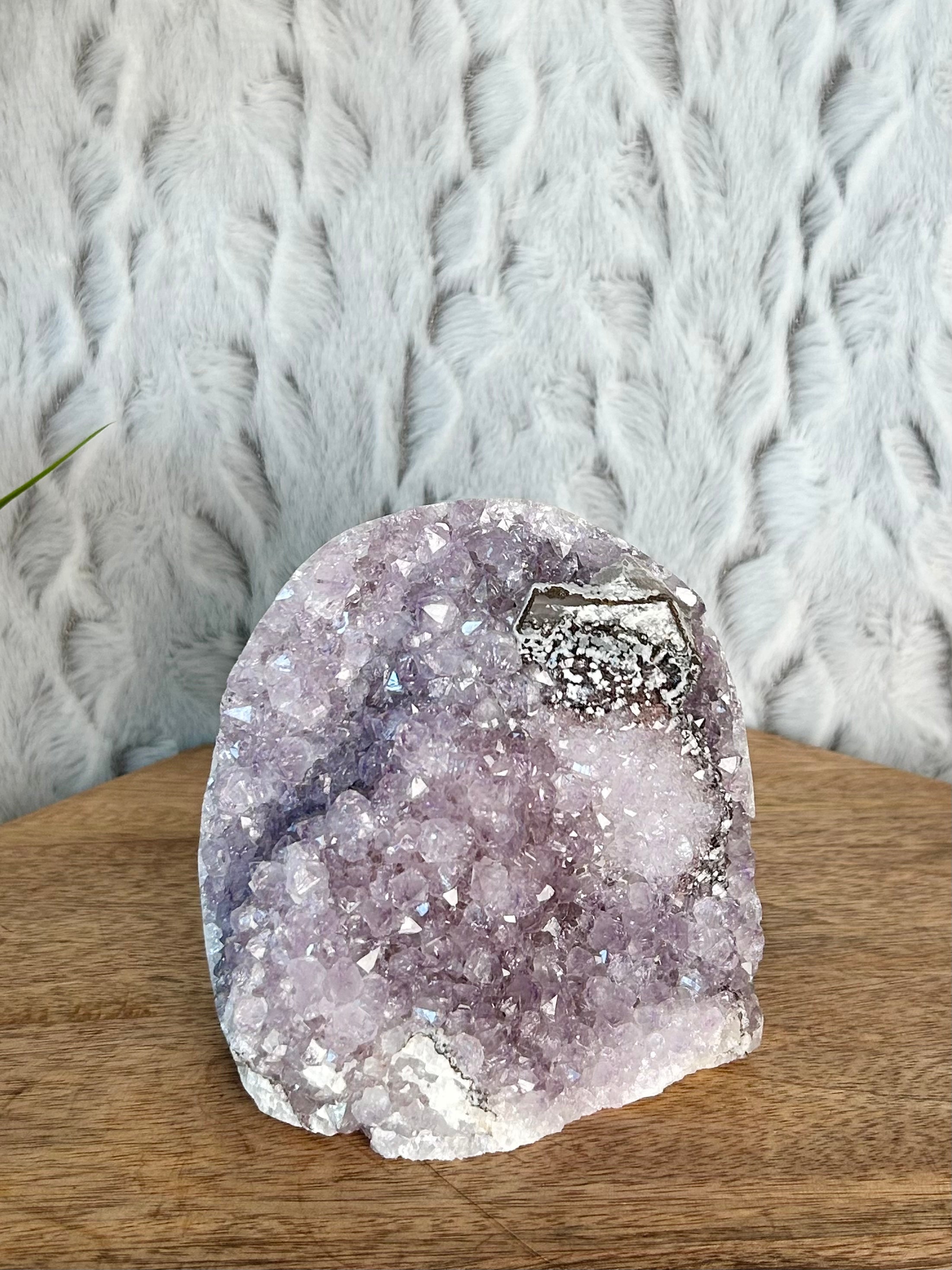 Uruguayan Rainbow Amethyst Cut Base