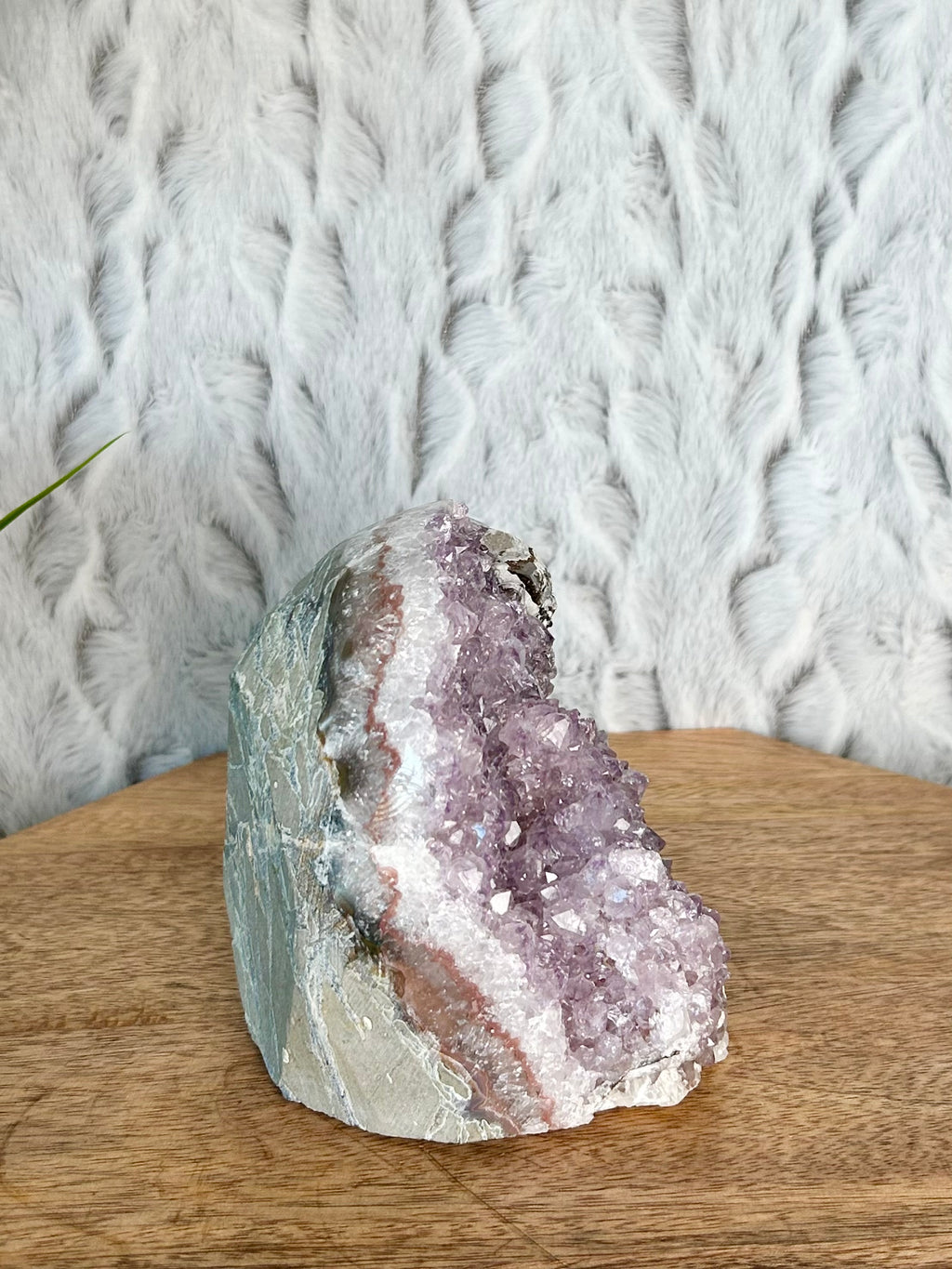 Uruguayan Rainbow Amethyst Cut Base