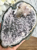 Rare Amethyst Cut Base