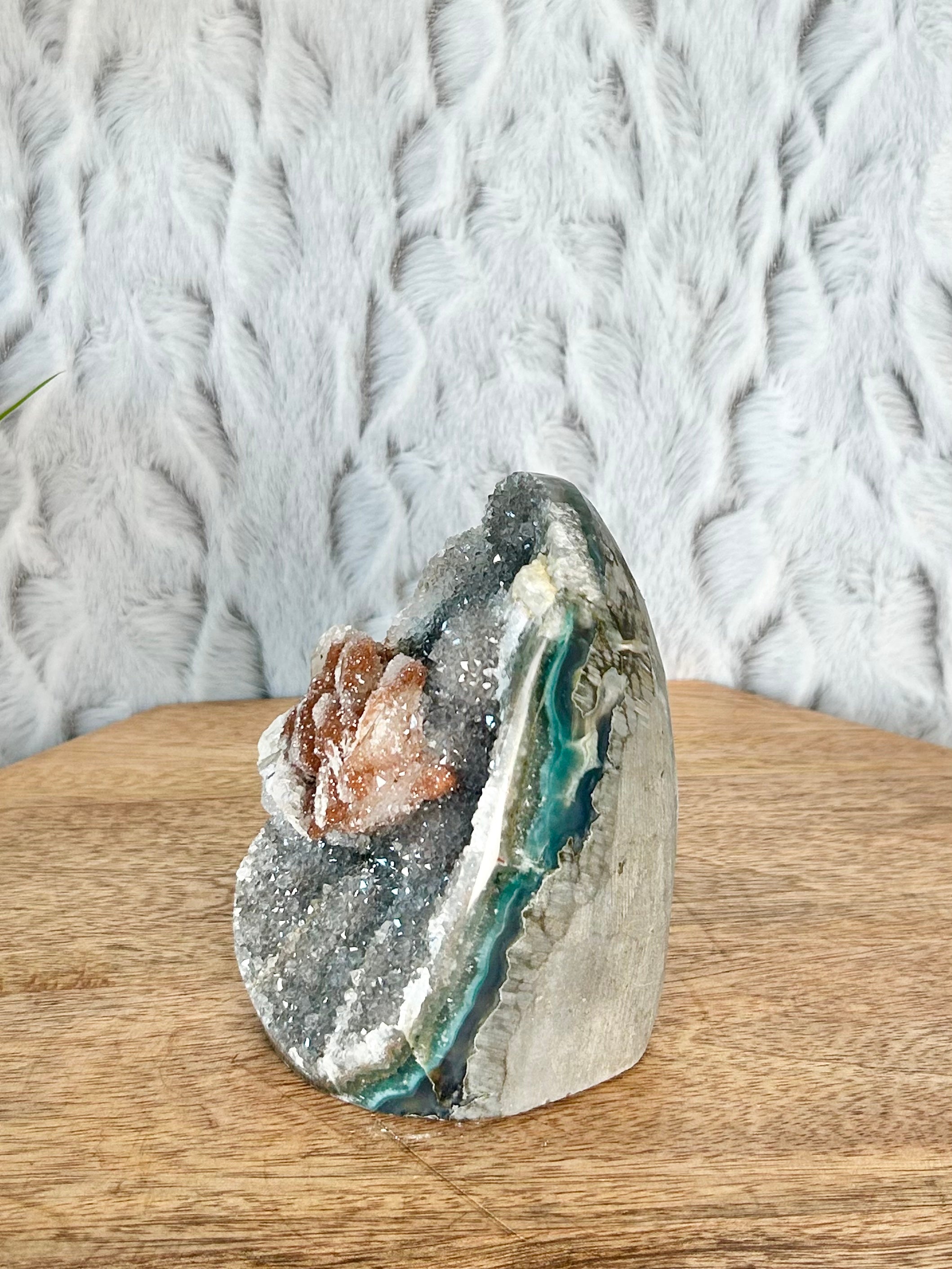 Rainbow Amethyst Cut Base