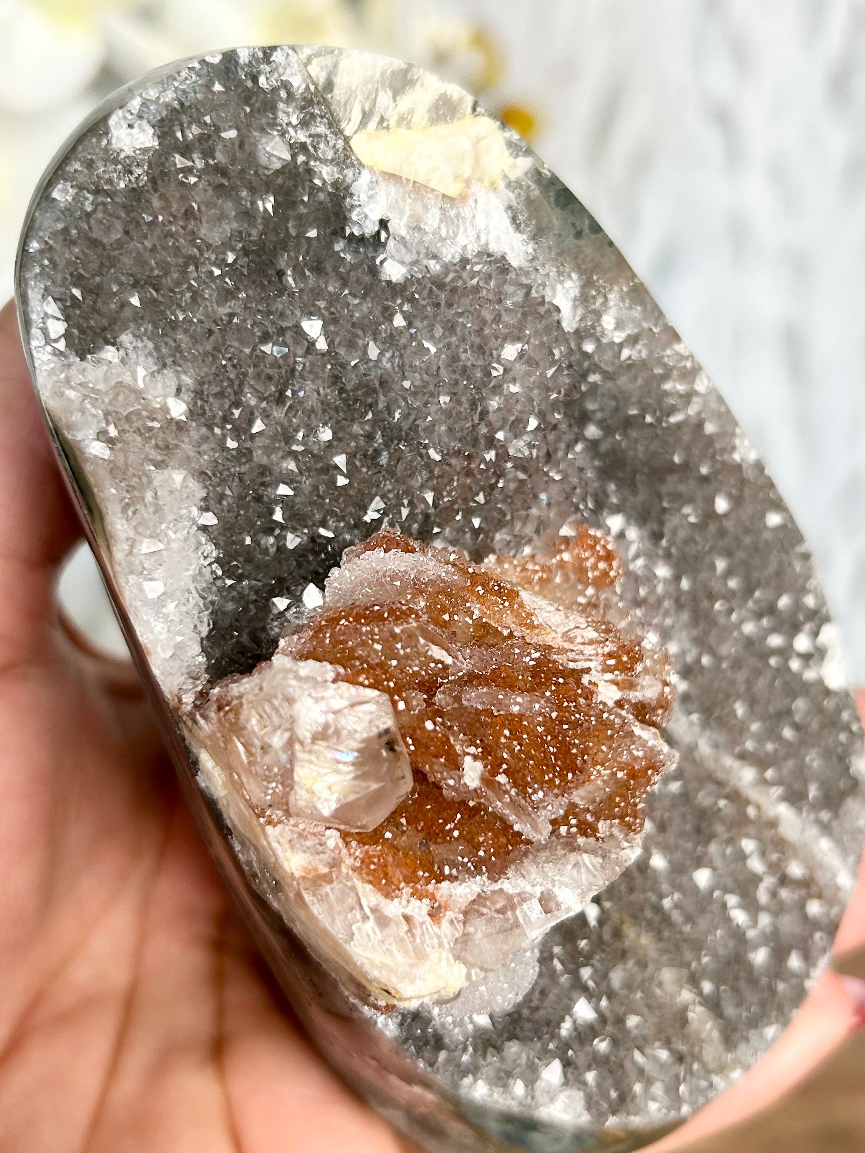 Rainbow Amethyst Cut Base