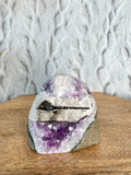 Amethyst Cut Base with Calcite