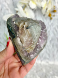 Uruguayan Amethyst with Calcite