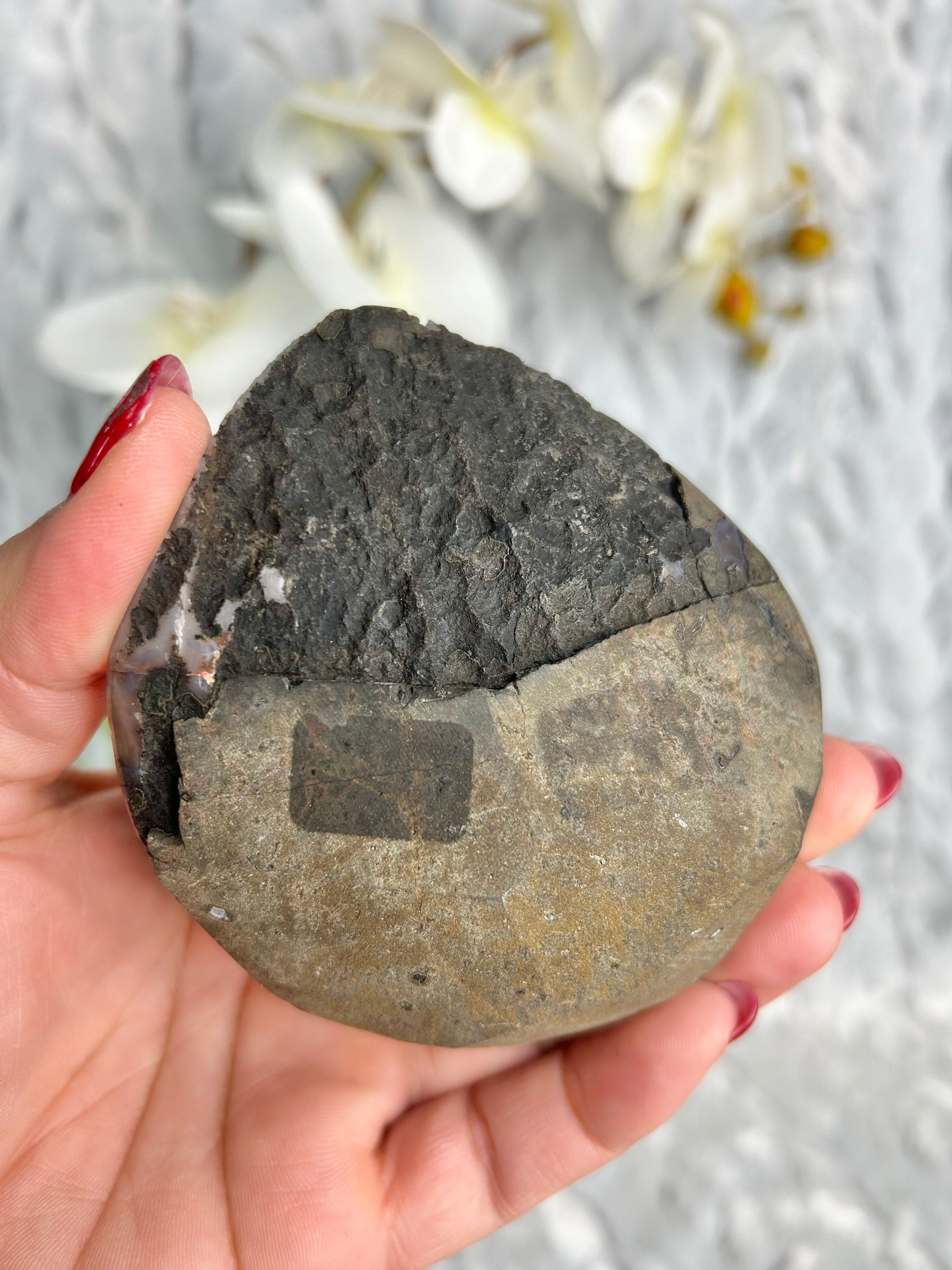 Uruguayan Amethyst with Calcite